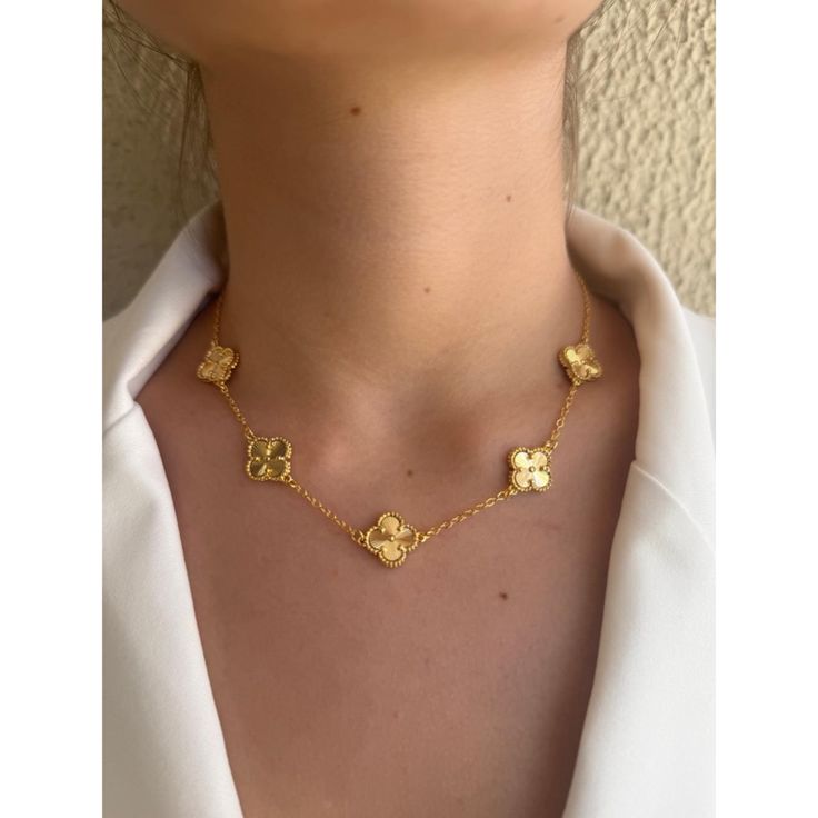 Clover Necklace 18 inches 